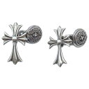 Chrome Hearts クロムハーツ 925 タイニーCHクロス カフス シルバー メンズ 【中古】