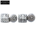 Chrome Hearts クロムハーツ 925 ピラミッドクロス カフス シルバー メンズ 【中古】