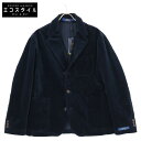 POLO RALPH LAUREN ポロ ラルフローレン 【新品同様/国内正規】MNPOSPC27620654 コーデュロイ 3Bテーラード ジャケット 38 ネイビー メンズ 【中古】(4)