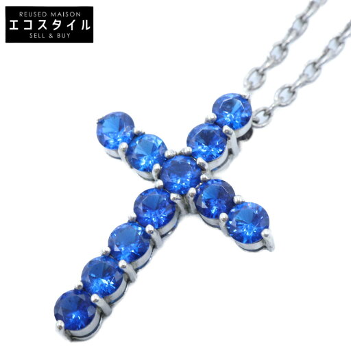 JustinDavis ジャスティンデイビス 【美品】SNJ010 LARGE CROSS ラージクロス ネックレス 40cm ブルー/シルバー メンズ 【中古】 JustinDavis ジャスティンデイビス 【美品】SNJ010 LARGE CROSS ラージクロス ネックレス 40cm ブルー/シルバー メンズ 【中古】