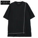 S'YTE サイト UT-T03-018 ブラック コットン アシンメトリーハーフレイヤードカットソー トップス 3 ブラック メンズ 【中古】