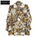 HERMES エルメス タロットモチーフ ウ゛ィンテージシルクシャツ トップス 37 マルチカラー メンズ 【中古】