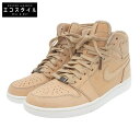 NIKE ナイキ 新品同様 NIKE ナイキ Air Jordan 1 Retro High Pinnacle Vachetta Tan レザー スニーカー シ...