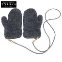 Max Mara マックスマーラ OMBRATO オンブラート テディベア ミトン 手袋 / グローブ グレー レディース 【中古】