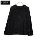 BATONER バトナー BN-23SM-027 ブラック SUMMER KNIT CREW NECK トップス 2 ブラック メンズ 【中古】