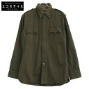 【East man army】 officers chocolate シャツ トップス 表記無し カーキ メンズ 【中古】