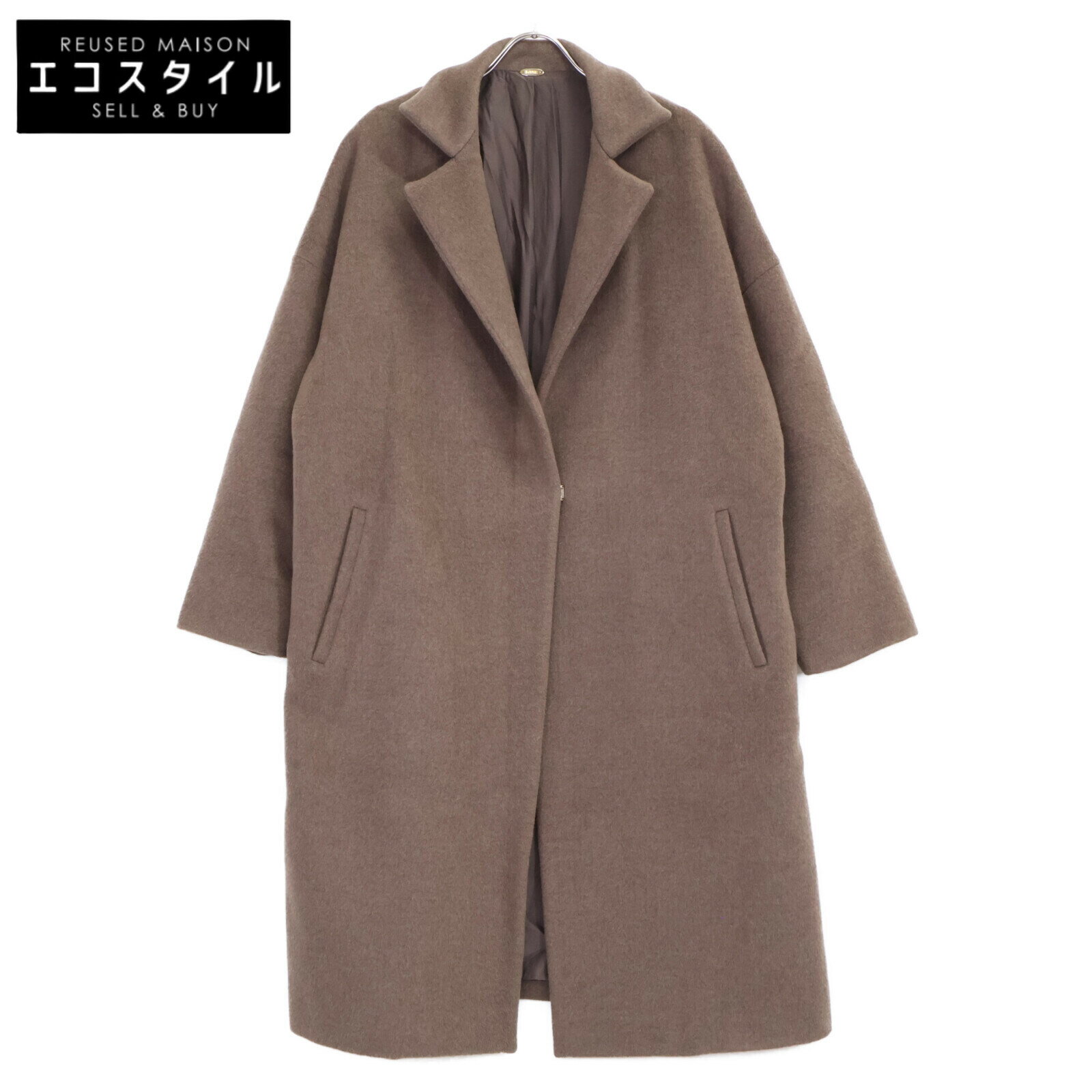 MUSE ミューズ 19-020-500-4040-3-0 victorian チェスター コート ブラウン レディース 【中古】