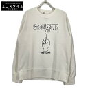 sacai サカイ 【×Gonz】24-0818S ホワイト sacaigonz Pullover トップス 2 ホワイト メンズ 【中古】