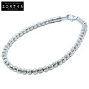 SJX エス ジェイ エックス 5GU0010 K18WG GLITTER BRACELET ブレスレット ホワイトゴールド メンズ 【中古】