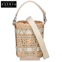 DIOR ディオール 2023年 SAHARA バスケット カゴバッグ ショルダーバッグ ナチュラル レディース 【中古】