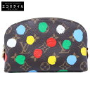 LOUIS VUITTON ルイヴィトン x YK 草間彌生 M81895 ポシェットコスメティックPM ポーチ モノグラム インフィニティドット レディース ...
