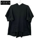 ENFOLD エンフォルド 300GS480-1060 23SS ブラック SOLID SLEEVE PULLOVER Tシャツ トップス 38 ブラック レデ...