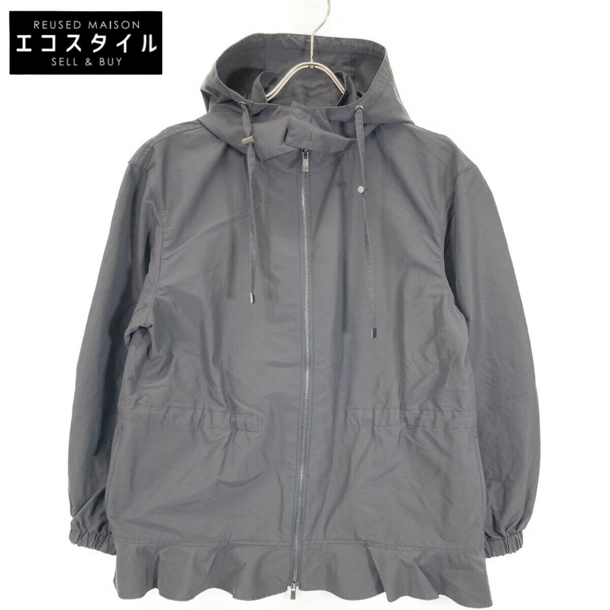 theory luxe セオリーリュクス 3109602 23SS チャコール DOVER/ DANE ブルゾン ジャケット 38 チャコール レディース 【中古】