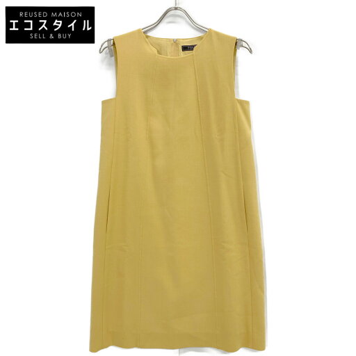 FOXEY フォクシー 37794 イエロー ノースリーブ ワンピース ワンピース 40 イエロー レディース 【中古】 FOXEY フォクシー 37794 イエロー ノースリーブ ワンピース ワンピース 40 イエロー レディース 【中古】