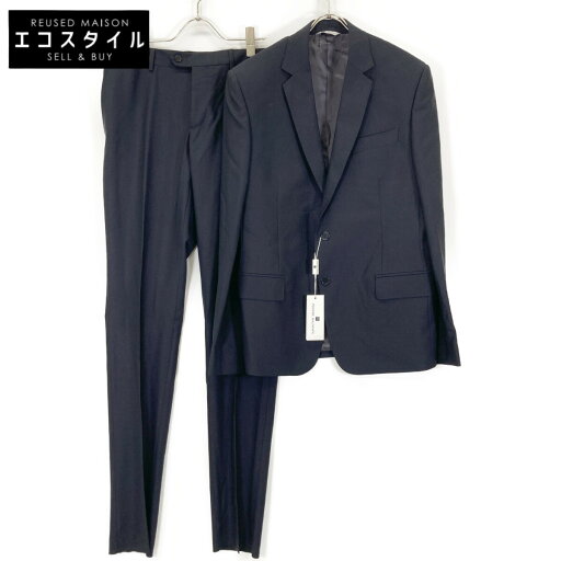 PIERREBALMAIN ピエールバルマン 1926055 ネイビー シングル2つ釦スーツ スーツ 52 ネイビー メンズ 【中古】 PIERREBALMAIN ピエールバルマン 1926055 ネイビー シングル2つ釦スーツ スーツ 52 ネイビー メンズ 【中古】