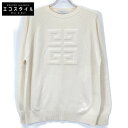 GIVENCHY ジバンシィ BW903Q4Z31 白 4Gロゴカシミヤニットセーター トップス S ホワイト レディース 【中古】