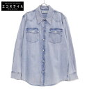 OUR LEGACY アワーレガシー 【美品/国内正規】M4232NR FRONTIER SHIRT Rider Wash デニム 長袖シャツ/ トップス 46 ブルー メンズ 【中古】