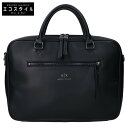 ARMANI EXCHANGE アルマーニエクスチェンジ 【新品同様】952393 CC803 エコレザー ビジネスバッグ・ブリーフケース ブラック メンズ 【中古】(4)