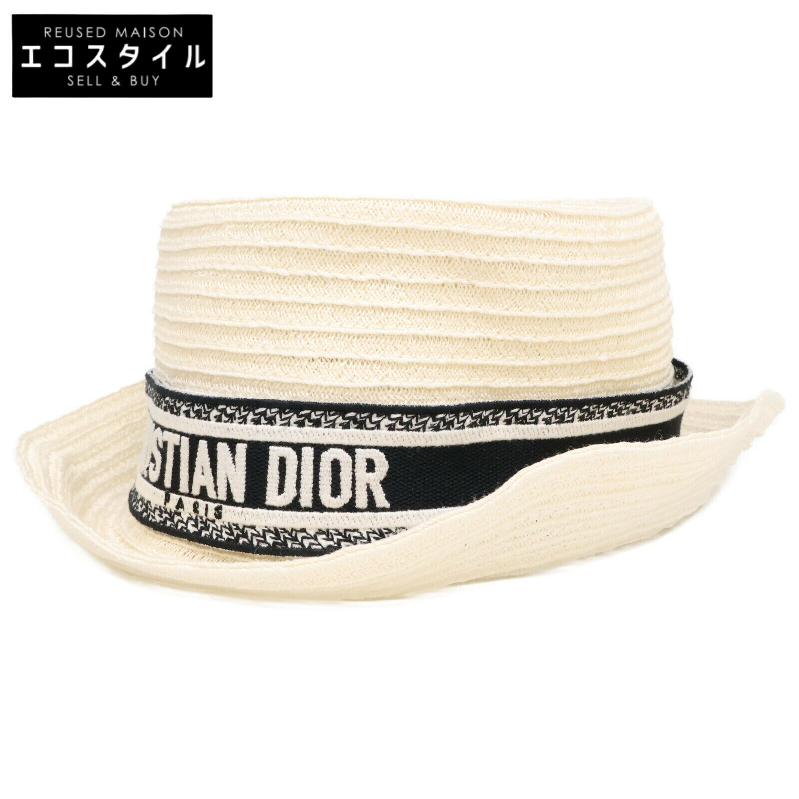 【クールでカッコいい♪】Dior 麦わら ハット 楽天市場】ハット(ブランドディオール)(麦わら帽子