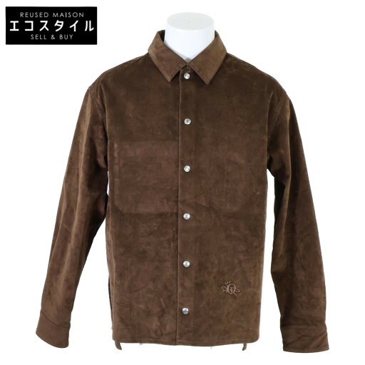 Dior HOMME ディオールオム xTravis Scott トラヴィススコット【美品/国内正規/22AW】283D943BY509 スエード シャツ ジャケット 50 ブラウン メンズ 【中古】 Dior HOMME ディオールオム xTravis Scott トラヴィススコット【美品/国内正規/22AW】283D943BY509 スエード シャツ ジャケット 50 ブラウン メンズ 【中古】