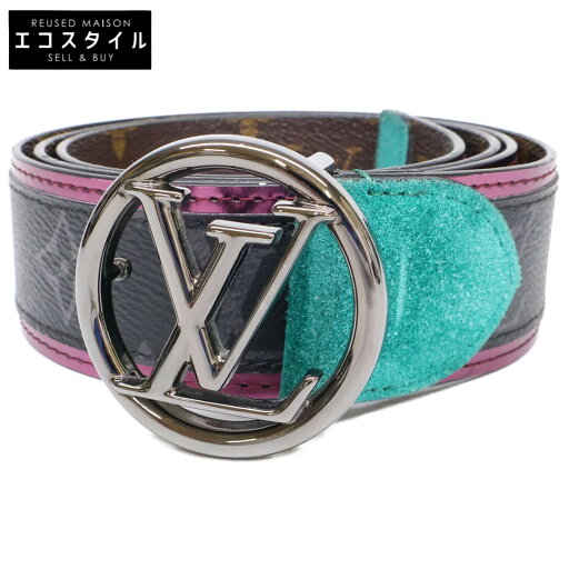 LOUIS VUITTON ルイヴィトン M0115 LVバックル モノグラムエクリプス/モノグラムキャンバス ベルト 100/40 マルチカラー メンズ 【中古】 LOUIS VUITTON ルイヴィトン M0115 LVバックル モノグラムエクリプス/モノグラムキャンバス ベルト 100/40 マルチカラー メンズ 【中古】