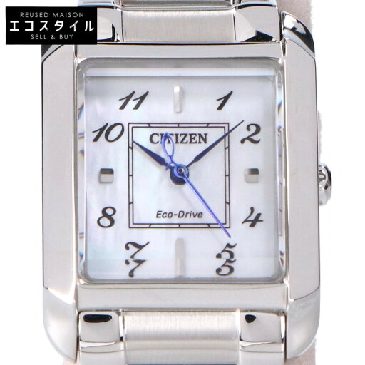 CITIZEN シチズン 【新品同様】EW5600-87D B035 CITIZEN L SQUARE Collection シチズンエル スクエアコレクション エコ・ドライブ 腕時計 シルバー レディース 【中古】 CITIZEN シチズン 【新品同様】EW5600-87D B035 CITIZEN L SQUARE Collection シチズンエル スクエアコレクション エコ・ドライブ 腕時計 シルバー レディース 【中古】