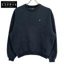 ACNE STUDIOS アクネ ストゥディオズ FA-UX-SWEA000184 ブラック フェイスパッチ レギュラーフィット クルーネック スウェット トップス XXS ブラック レディース 【中古】