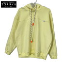 DOUBLE STANDARD CLOTHING ダブルスタンダードクロージング 【ESSENTIAL】25年製 イエロー バックプリント ダンボールパーカー トップス F イエロー レディース 【中古】