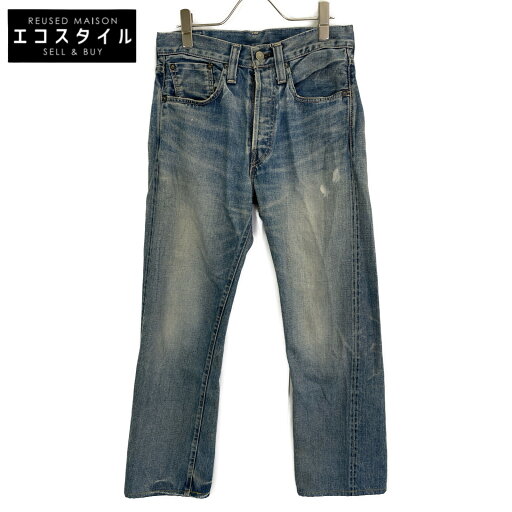 LEVI‘S リーバイス 501 ライトインディゴ ストレート ペンキ加工 デニム ボトムス 32 ブルー メンズ 【中古】 LEVI‘S リーバイス 501 ライトインディゴ ストレート ペンキ加工 デニム ボトムス 32 ブルー メンズ 【中古】