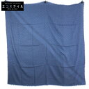 GUCCI グッチ 【美品】GG柄 正方形 ストール ネイビー メンズ 【中古】
