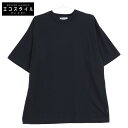 BALENCIAGA バレンシアガ 556089 18年 オーバーサイズ バック刺繍 トップス XS ブラック レディース 【中古】