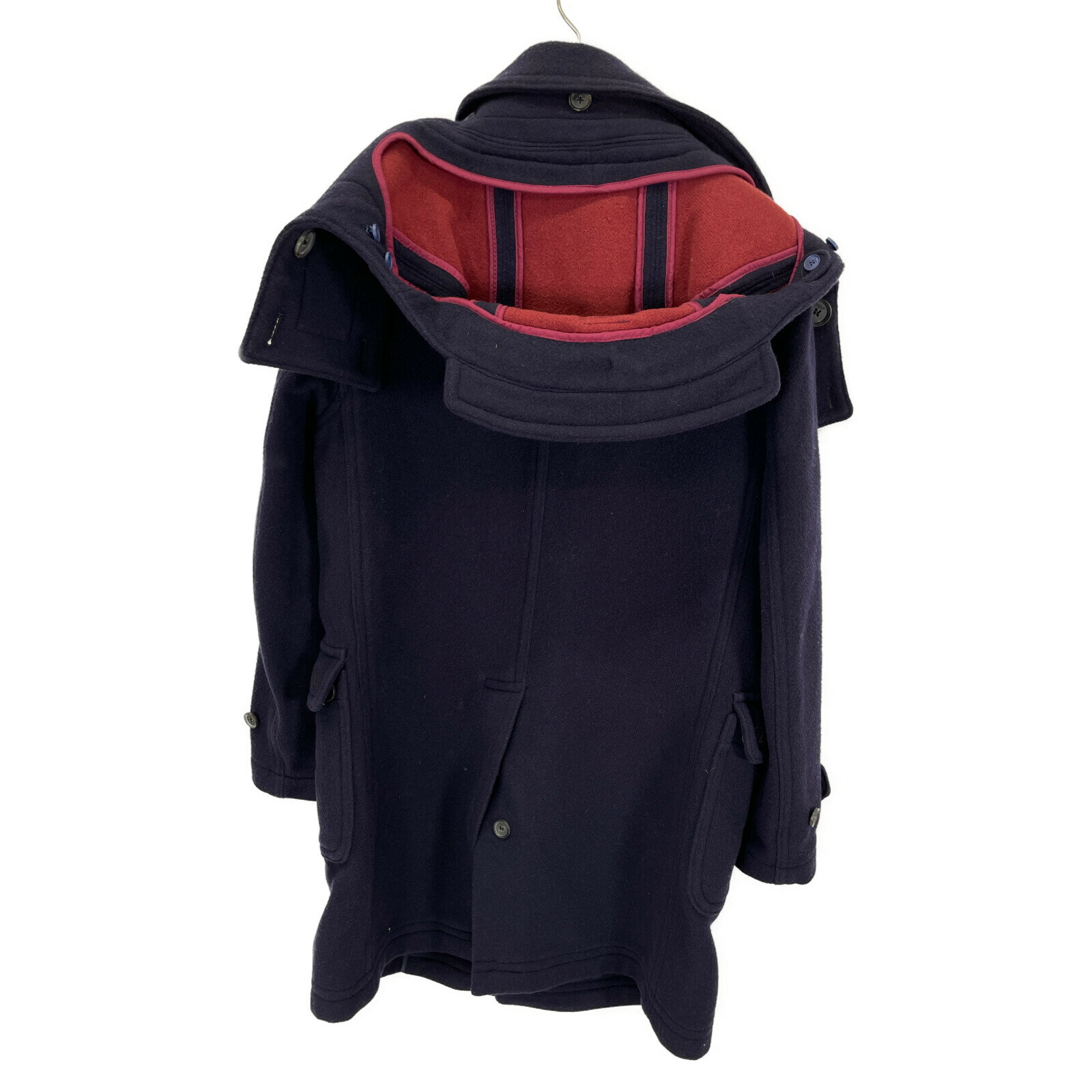 PaulSmith ポールスミス ×グローバーオール ネイビー ウール ダッフルコート コート S ネイビー メンズ 【中古】