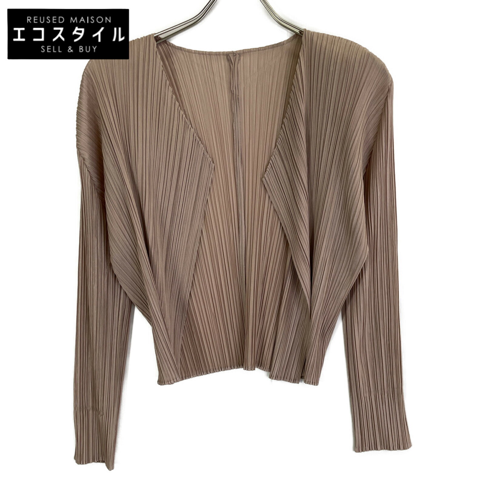 PLEATS PLEASE プリーツプリーズ ピンク PP11-JO204 プリーツ カーディガン カーディガン 4 ピンク レディース 【中古】のサムネイル