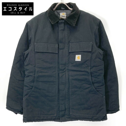 Carhartt カーハート USA製 ブラック ダック地 トラディショナルコート コート M ブラック メンズ 【中古】 Carhartt カーハート USA製 ブラック ダック地 トラディショナルコート コート M ブラック メンズ 【中古】