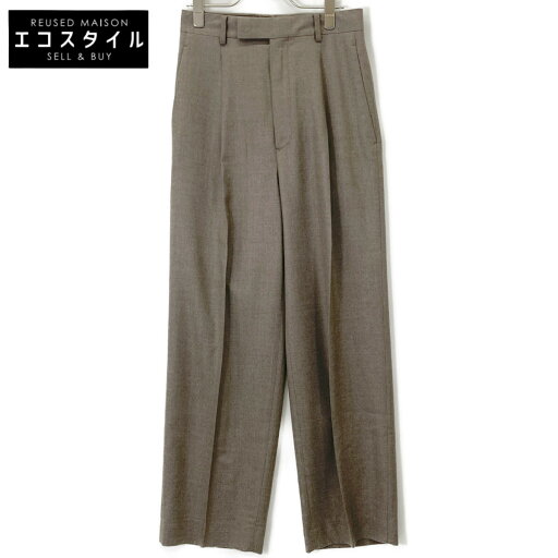 AURALEE オーラリー A24AP05OS ブラウン SUPER LIGHT WOOL SLACKS ボトムス O ブラウン レディース 【中古】 AURALEE オーラリー A24AP05OS ブラウン SUPER LIGHT WOOL SLACKS ボトムス O ブラウン レディース 【中古】