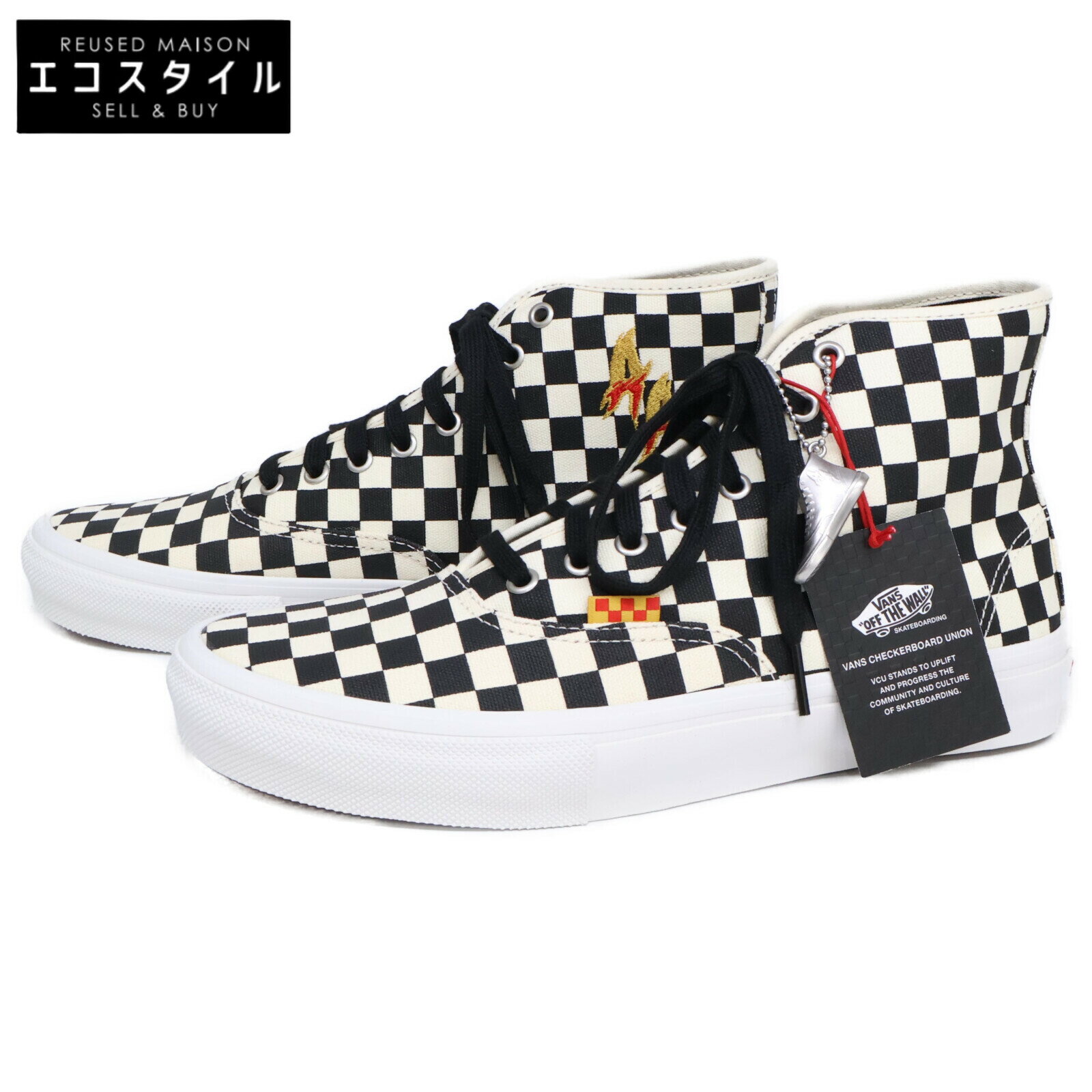 RYU様限定 Vans チェッカーパターン ハイカットスニーカー 楽天市場】バンズ ハイカット チェッカーの通販