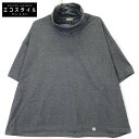 kolor BEACON カラー ビーコン 新品同様 21SBM-T10237 グレー オーバーサイズタートルネックショートスリーブカットソー トップス 1 グレー メンズ 【中古】