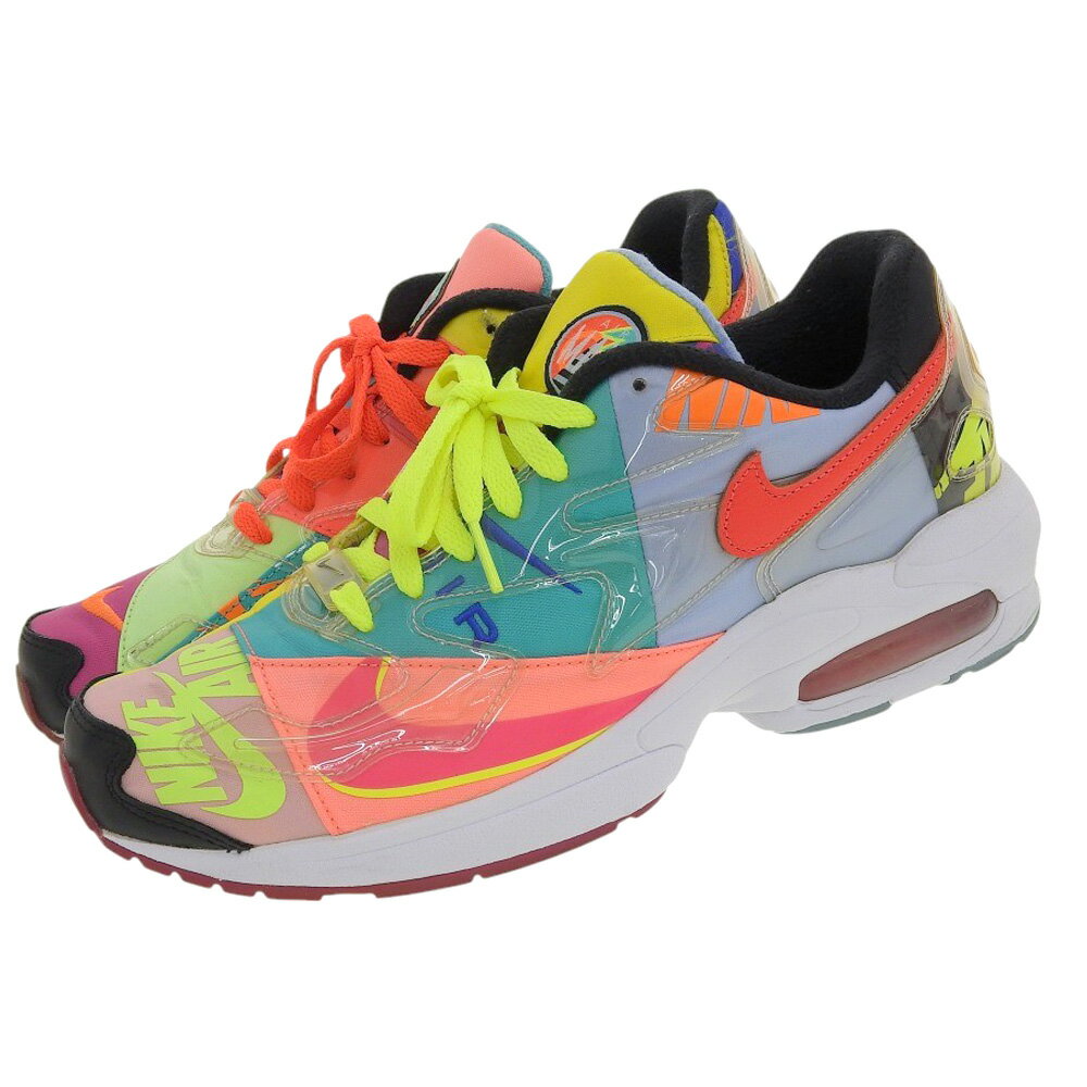 NIKE ナイキ 美品 エア マックス スクエア ライト クイックストライク アトモス シューズ メンズ マルチカラー 27cm CJ6200-001 シューズ 27 マルチカラー メンズ 【中古】