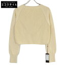 FOXEY フォクシー 現行 43380 Knit Top Libellule カーディガン F イエロー レディース 【中古】