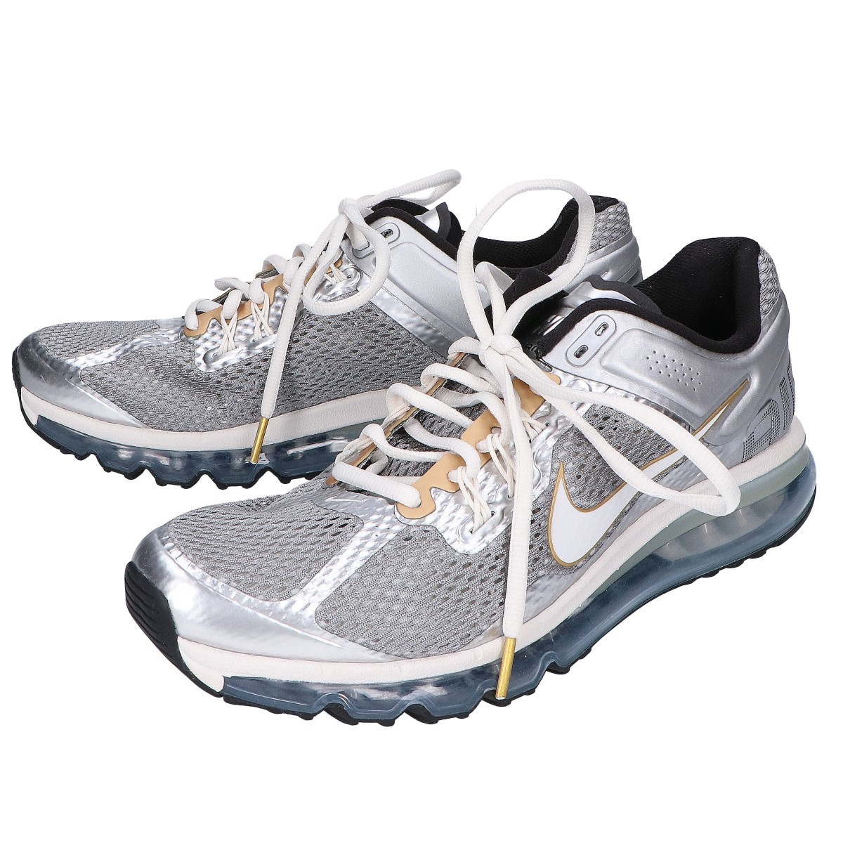 NIKE ナイキ HJ7901-095 AIR MAX 2013 エア マックス 2013 スニーカー シューズ US9.5 メタリックシルバー/メタリックピューター/メタリックゴールド/ファントム メンズ 【中古】