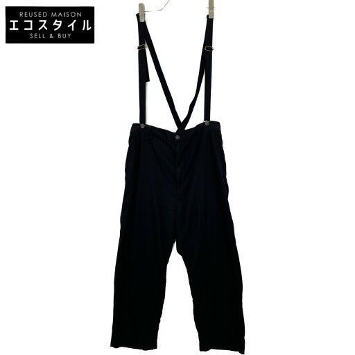 HYSTERIC GLAMOUR ヒステリックグラマー 02191AP05 コットン サスペンダー付きワイドパンツ/オーバーオール オールインワン L ブラック メンズ 【中古】 HYSTERIC GLAMOUR ヒステリックグラマー 02191AP05 コットン サスペンダー付きワイドパンツ/オーバーオール オールインワン L ブラック メンズ 【中古】