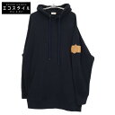 MONCLER モンクレール 【ジーニアス】×JWアンダーソン スウェットパーカー トップス L ネイビー メンズ 【中古】