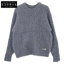 NKNIT ンニット 24AWーN104 グレー ハートプルオーバーニット トップス O グレー レディース 【中古】