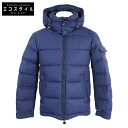MONCLER モンクレール 【美品】A20914033805 MONTGENEVRE モンジュネーブル フード付ダウン ジャケット O ブルー メンズ 【中古】