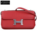 HERMES エルメス W刻印 エプソン コンスタンスエラン24 ショルダーバッグ ショルダーバッグ ルージュガランス レディース 【中古】