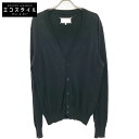 Maison Margiela メゾンマルジェラ 14 S50HA0883 20年製 エルボーパッチニットカーディガン カーディガン ブラック メンズ 【中古】