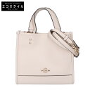 COACH コーチ CO971 デンプシー トート 22 アイボリー レディース 【中古】