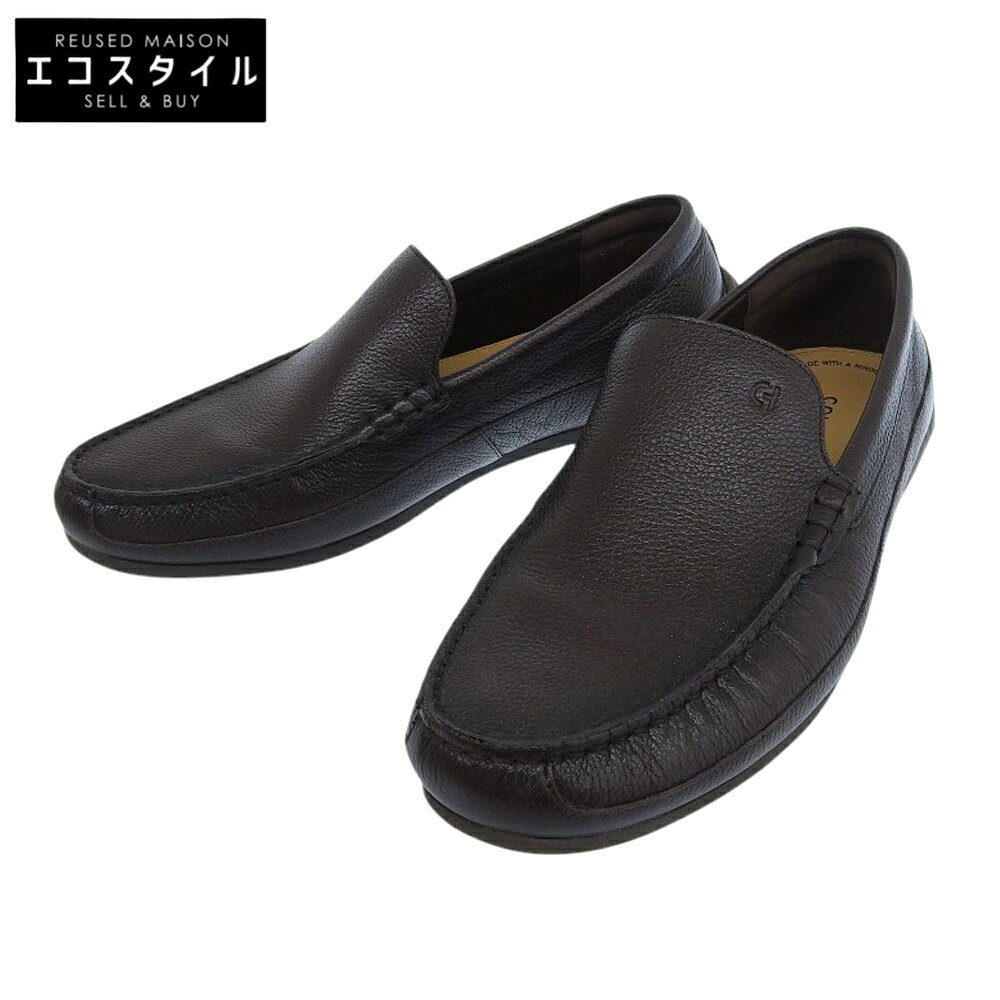 Cole Haan コールハーン 美品 サリバン グランド ベネチアン ドライビングローファー シューズ メンズ ブラウン 25cm C41736 シューズ 7...
