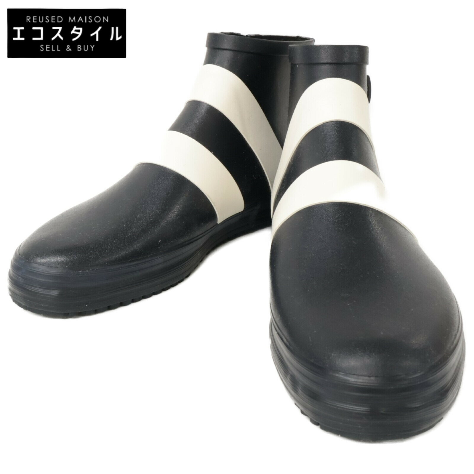 AIGLE エーグル 【新品同様】MARAZIP マラジップ ラバー レイン シューズ 42 DARK NAVY メンズ 【中古】