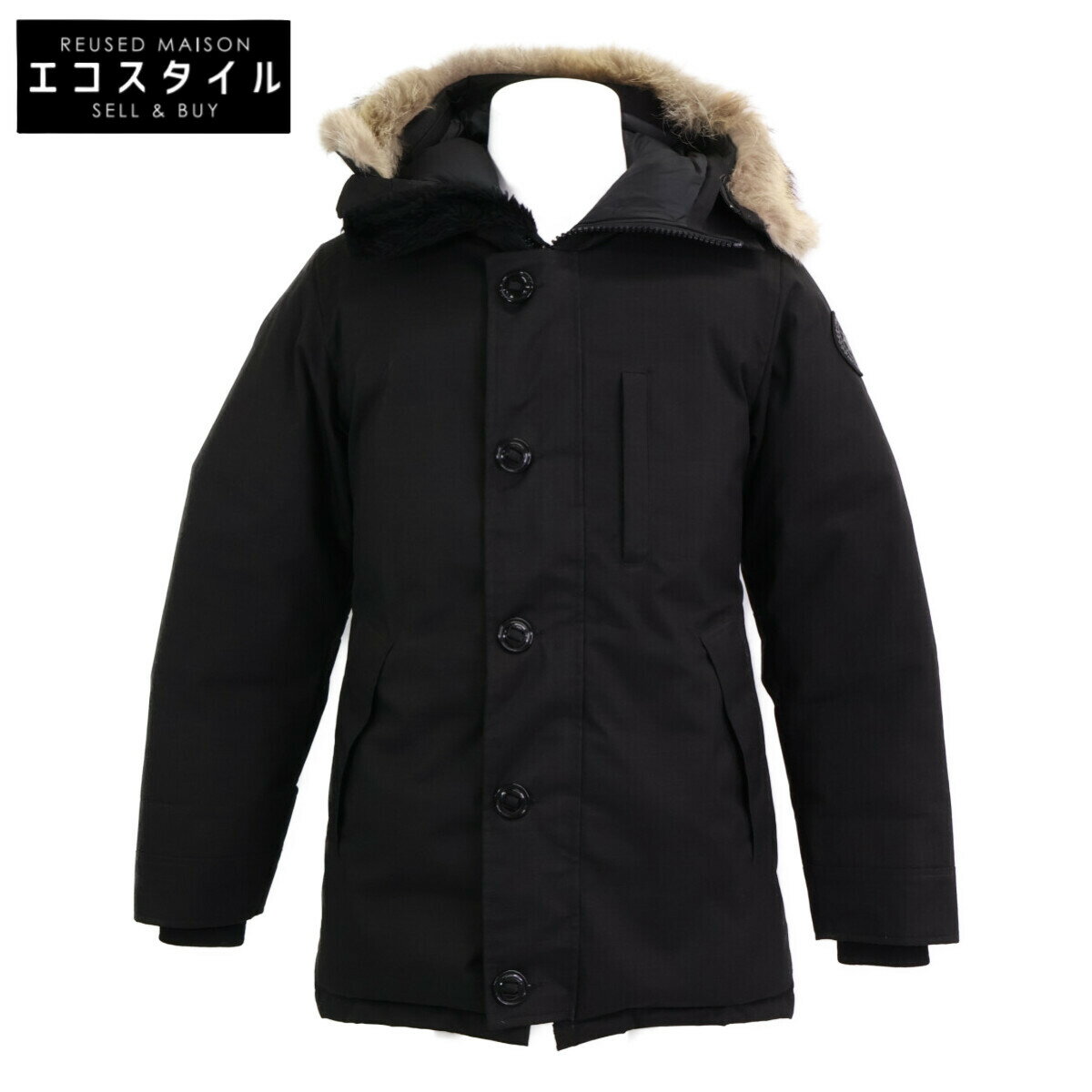 【未使用級】カナダグース エディフィス別注 クレストン ブラックレーベル　XXS 未使用級】カナダグース エディフィス別注 クレストン ブラック